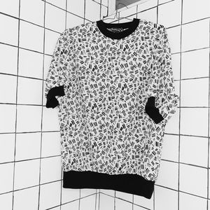 Vintage stick pattern blouse